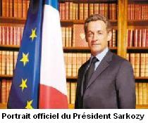 NICOLAS SARKOZY, portrait officiel